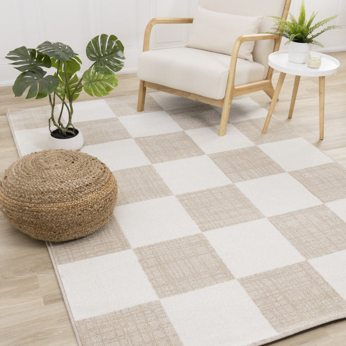 Covington Modern Checkered Indoor Area Rug - 5'3\" x 7'7\"