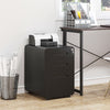 Vinsetto 3 Drawers File Cabinet On Wheels Lockable For Home Office|Vinsetto Classeur A 3 Tiroirs, Verrouillable Sur Roues Pour Le Bureau