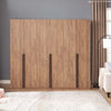 Lee Modern 32" Wardrobe Closet in Golden Brown - Set of 3 Armoire | Armoire moderne Lee 32" en brun dore - Ensemble de 3