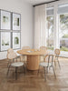 Hathaway and Jardin Modern Industry Chic 7-Piece Dining Set in Oatmeal and Natural Dining Room Set | Ensemble de salle a manger moderne industriel chic Hathaway et Jardin 7 pieces en flocon d’avoine et naturel