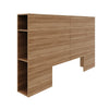 Nordika Marconi Queen Headboard - Brown Oak|Tête de lit Marconi Nordika - chêne brun
