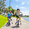 Costway 14" Kid's Bike With Removable Training Wheels & Basket For 3-5 Years Old White