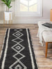Zelda Contemporary 2'3" x 7'6" Runner Rug in Black Indoor Area Rug | Tapis Contemporain Zelda 2'3" x 7'6" en Noir