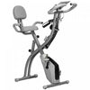 Soozier 3 In 1 Folding Exercise Bike W/ 8-level Magnetic Resistance, Grey|Soozier Velo D'exercice 2 En 1 Stationnaire Pliable, Bleu
