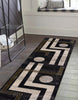 Erisa Contemporary 2'2" x 7'7" Runner Rug in Grey Indoor Area Rug | Tapis Contemporain Erisa 2'2" x 7'7" en Gris