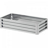 Outsunny 4' x 2' x 1' Raised Garden Bed, Galvanized Planter Box Silver