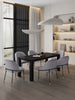 Flor and Rockaway Modern Industry Chic 7-Piece Dining Set in Gray and Black | Ensemble de salle a manger Flor and Rockaway Modern Industry Chic 7 pieces en gris et noir