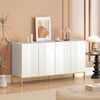 HOMCOM Sideboard Buffet Cabinet with Adjustable Shelves, Soft-Close Doors