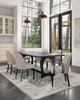 Hillman Modern 6-Piece Dining Chair Set in Light Gray | Ensemble de 6 chaises de salle a manger Hillman Modern en gris clair