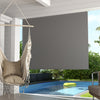 Outsunny Outdoor Roller Shade, 8' X 6' Patio Door Blinds, Light Grey|Outsunny Store Enrouleur Exterieur, Store De Porte Patio 8'x6', Gris Clair