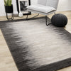Amelia Dense Black Beige Border Area Rug - 5'3" x 7'7"|Carpette dense Amelia noire et beige à motif de bordure - 5 pi 3 po x 7 pi 7 po