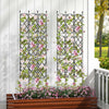 Costway 2 Pcs Garden Trellis For Climbing Plants Rustproof Metal Plant Support Frame