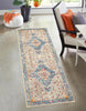 Daria Grey Rug 2'8" x 8'2" | Tapis de Couloir Traditionnel Daria 2'8" x 8'2" en Gris
