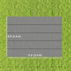 Outsunny 8.5'x11.5' Pergola Canopy Top Only, Fit 10'x13' Frame, Light Grey