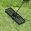 Costway Lawn Leveling Rake 36" X 10" Heavy Duty Level Lawn Tool For Garden Backyard/lawn Black
