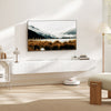 HOMCOM 71" Floating TV Stand for TVs up to 72 Inch, White
