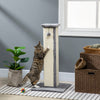 Pawhut 32" Tall Cat Scratching Post For Indoor Cats And Kittens, Vertical Claw Scratcher, Sisal Cat |Pawhut Arbre A Chat 32" De Haut Pour Chats Et Chatons D'interieur, Griffoir Vertical, Griffoir En Si