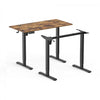 TygerClaw Sit-Stand Desk with USB Ports and Storage in Brown|TygerClaw Bureau Assis-Debout avec Ports USB et Rangement (Marron)