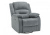 MONARCH SPECIALTIES 34" WIDE, LARGE UPHOLSTERED POWER RECLINING CHAIR, USB PORTS INCLUDED, BLUE FABRIC, TRANSITIONAL Recliner | MONARCH SPECIALTIES 34" DE LARGEUR, GRAND FAUTEUIL REMBOURRE INCLINABLE, PORT USB INCLUS, TISSU BLEU, TRANSITIONNEL