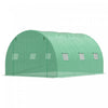 Outsunny Walk-in Polytunnel Greenhouse, Outdoor Garden Tunnel Greenhouse|Outsunny Serre Polytunnel, Serre Tunnel De Jardin Exterieur