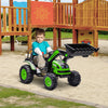 Aosom Kids Digger Powered Ride-On Excavator 6v Battery Powered Construction Tractor Music Headlight |Aosom Voiture Electrique 6v Alimentee Par Batterie, Tracteur De Construction, Phare, Musique, Avance