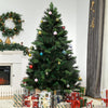Homcom 6ft Artificial Christmas Tree With 569 Branch Tips|Homcom Arbre De Noel Artificiel De 6 Pieds Avec 569 Branches