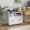Vinsetto File Cabinet With Wheels Drawer For Letter A4 Legal Size|Vinsetto Classeur Avec Tiroir A Roulettes Pour Lettre A4 Format Legal