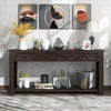 Gracie Solid Wood Console Table With Drawers And Shelf - Espresso | Table Console Gracie En Bois Massif Avec Tiroirs Et Etagere - Espresso