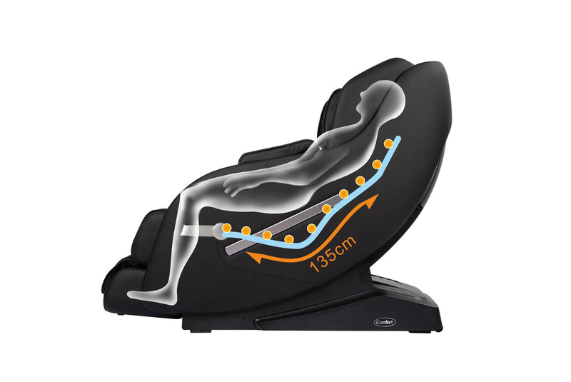 iComfort Black Massage Chair - IC3860