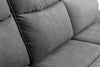Quest 82.5" Chenille Fabric Power Reclining Sofa - Grey | Sofa à inclinaison électrique Quest de 82,5 po en tissu de chenille - gris
