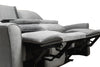 Quest 82.5" Chenille Fabric Power Reclining Sofa - Grey | Sofa à inclinaison électrique Quest de 82,5 po en tissu de chenille - gris