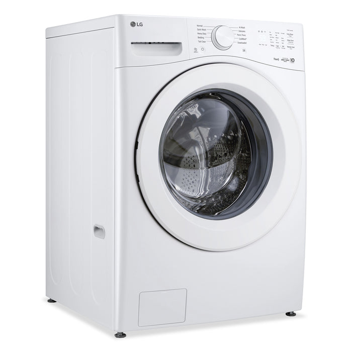 LG 5.2 Cu. Ft. Ultra Large Front Load Washer with AI Wash – White - WM3420CW