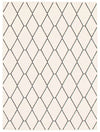 August White-Navy 5'3\" x 7'3\" Area Rug