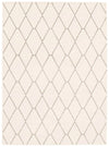August White-Grey 6'7\" x 9'6\" Area Rug