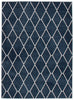 August Navy-White 6'7" x 9'6" Area Rug