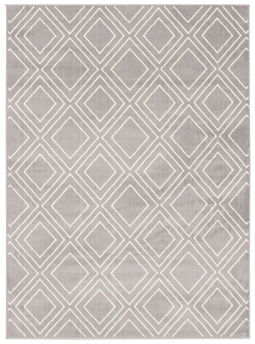 August Geod Grey-White 7'10\" x 10'2\" Area Rug