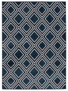August Geod Navy-White 5'3\" x 7'3\" Area Rug