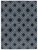 August Geod Navy-White 7'10" x 10'2" Area Rug