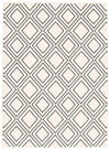 August Geod White-Navy 6'7\" x 9'6\" Area Rug
