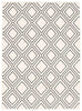 August Geod White-Navy 7'10" x 10'2" Area Rug