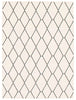 August White-Navy 7'10" x 10'2" Area Rug