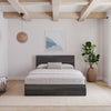 Nordika Full Panel Headboard - Grey | Tête de lit à panneaux Nordika pour lit double - grise | D08HBFM2