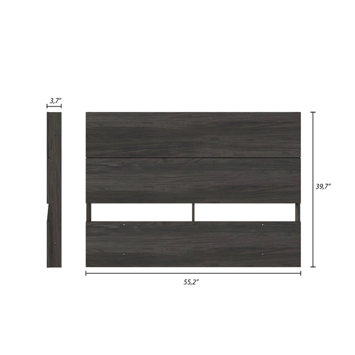 Nordika Full Panel Headboard - Grey