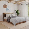 Nordika Queen Panel Headboard - Walnut | Tête de lit à panneaux Nordika pour grand lit - noyer | D08HL1CE