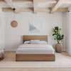 Nordika Queen Panel Headboard - Walnut | Tête de lit à panneaux Nordika pour grand lit - noyer | D08HL1CE