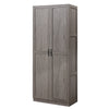 Manhattan Comfort Hopkins Modern Storage Closet - Grey|Armoire de rangement moderne Hopkins de Manhattan Comfort - grise