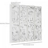 Homcom 5.5 Ft 4 Panel Room Divider Screen Partition Wall|Homcom Cloison De Separation A 4 Panneaux De 5,5 Pi, Blanc