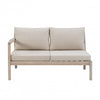 Teagon Natural Beige Outdoor Patio Loveseat - Set of 2|Causeuse Teagon de couleur beige et naturelle pour la terrasse à l’extérieur - ensemble de 2