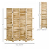 Homcom 4 Panel Room Divider, Portable Privacy Screen|Homcom Separateur De Piece A 4 Panneaux, Ecran De Confidentialite