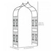 Outsunny 8.7ft Garden Arch Trellis With Scrollwork Wedding Arbor For Roses|Outsunny 8.7ft Arbre De Mariage Exterieur Roses